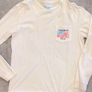 Chubbies American made long sleeve shirt with pocket